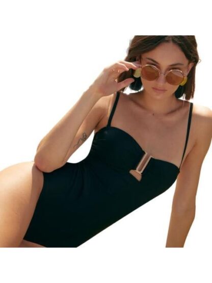 TRAJE DE BAÑO CONTROL DE ABDOMEN NEGRO HOLLY LAND - Image 5