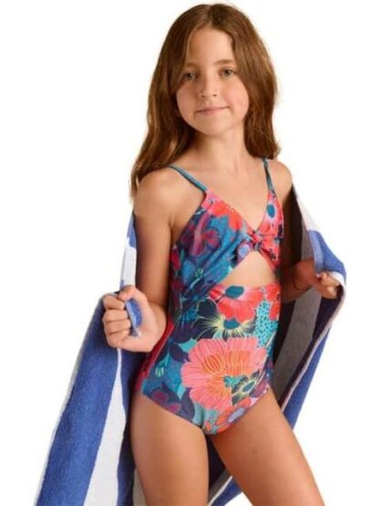 TRAJE DE BAÑO ESTAMPADO AZUL HOLLY LAND KIDS