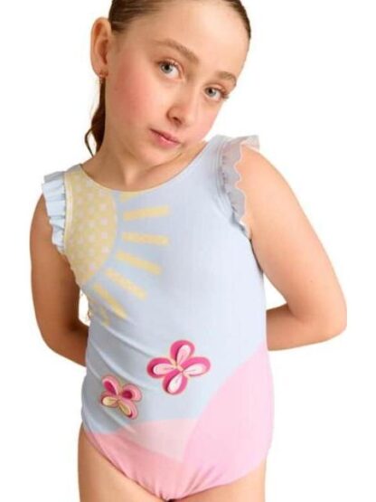 TRAJE DE BAÑO ESTAMPADO AZUL HOLLY LAND KIDS
