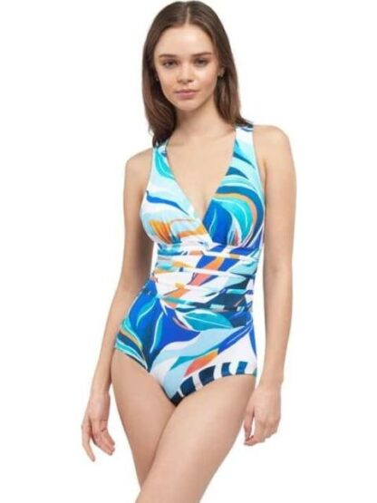 TRAJE DE BAÑO ESTAMPADO BLANCO HOLLY LAND