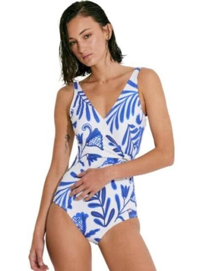 TRAJE DE BAÑO ESTAMPADO BLANCO HOLLY LAND - Image 3