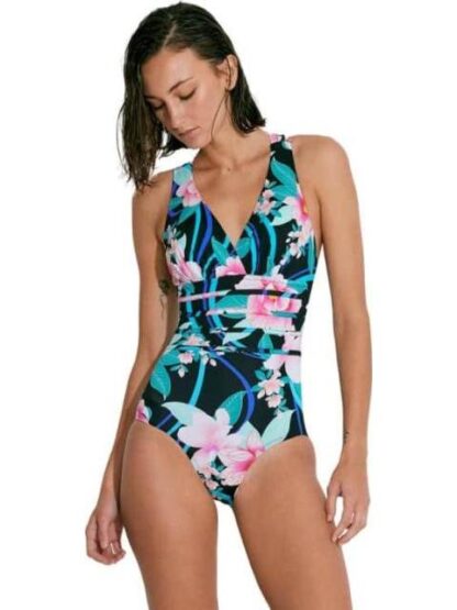 TRAJE DE BAÑO ESTAMPADO MULTICOLOR HOLLY LAND - Image 2
