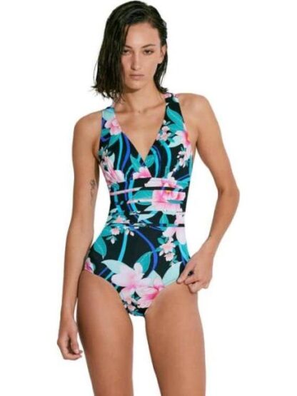 TRAJE DE BAÑO ESTAMPADO MULTICOLOR HOLLY LAND - Image 3