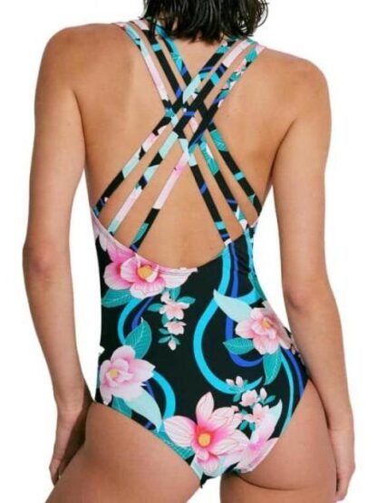 TRAJE DE BAÑO ESTAMPADO MULTICOLOR HOLLY LAND - Image 6