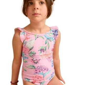 TRAJE DE BAÑO ESTAMPADO ROSA HOLLY LAND KIDS