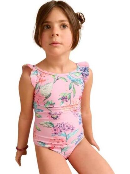 TRAJE DE BAÑO ESTAMPADO ROSA HOLLY LAND KIDS