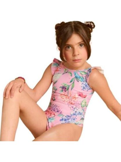 TRAJE DE BAÑO ESTAMPADO ROSA HOLLY LAND KIDS - Image 4