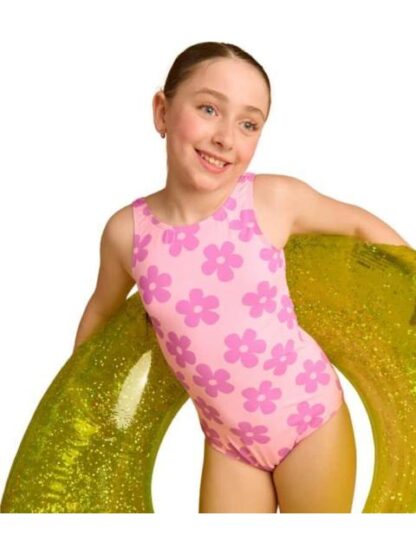 TRAJE DE BAÑO ESTAMPADO ROSA HOLLY LAND KIDS - Image 5