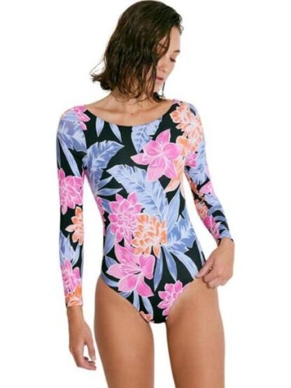 TRAJE DE BAÑO MANGA LARGA AZUL HOLLY LAND - Image 2