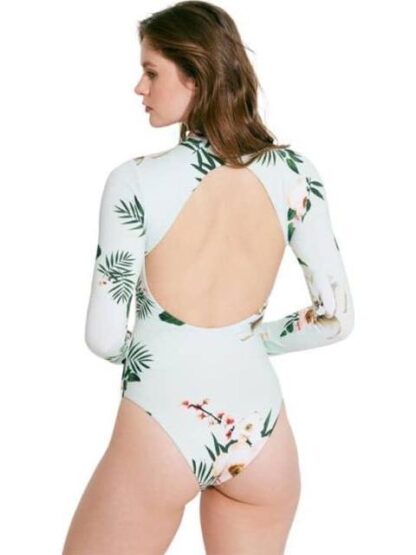 TRAJE DE BAÑO MANGA LARGA AZUL TURQUESA HOLLY LAND - Image 4
