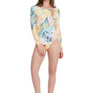 TRAJE DE BAÑO MANGA LARGA BEIGE/HUESO HOLLY LAND