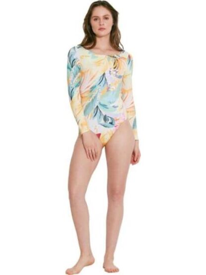 TRAJE DE BAÑO MANGA LARGA BEIGE/HUESO HOLLY LAND