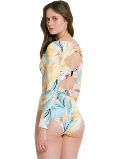 TRAJE DE BAÑO MANGA LARGA BEIGE/HUESO HOLLY LAND - Image 4