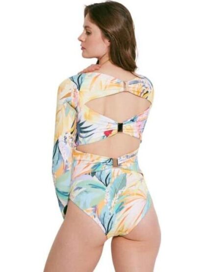 TRAJE DE BAÑO MANGA LARGA BEIGE/HUESO HOLLY LAND - Image 5