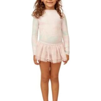 TRAJE DE BAÑO MANGA LARGA ROSA HOLLY LAND KIDS