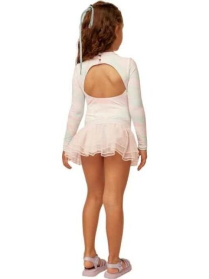TRAJE DE BAÑO MANGA LARGA ROSA HOLLY LAND KIDS - Image 2