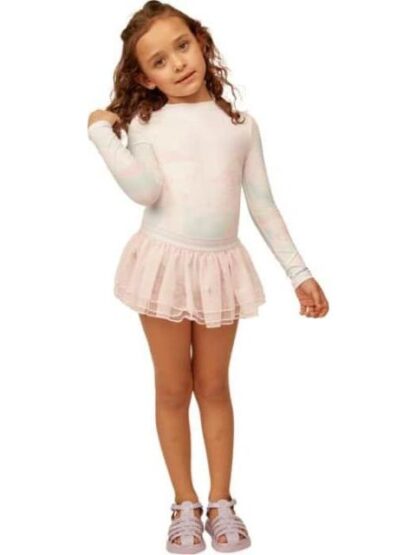 TRAJE DE BAÑO MANGA LARGA ROSA HOLLY LAND KIDS - Image 3