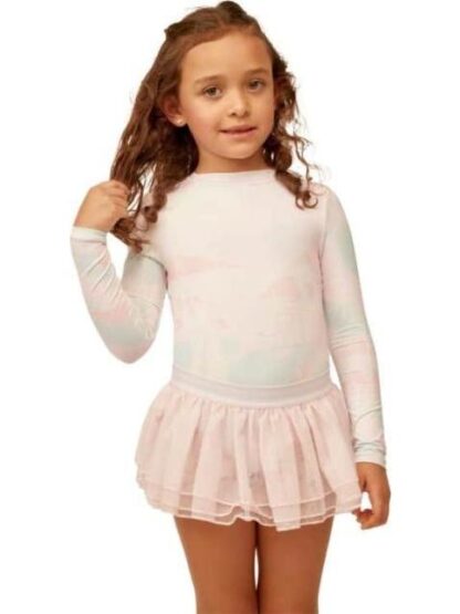 TRAJE DE BAÑO MANGA LARGA ROSA HOLLY LAND KIDS - Image 4