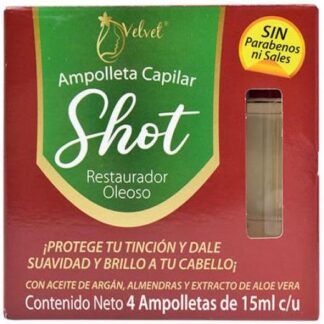 TRATAMIENTO CAPILAR CON ACEITE DE ARGAN Y ALMENDRAS 4 AMP VELVET