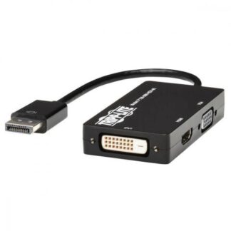 TRIPP LITE BY EATON ADAPTADOR DISPLAYPORT MACHO - HDMI-DVI-VGA HEMBRA NEGRO