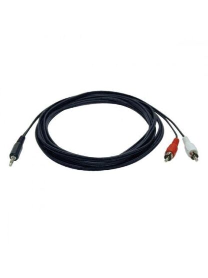 TRIPP LITE BY EATON CABLE 3.5MM MACHO - RCA MACHO 3.66 METROS NEGRO