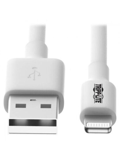 TRIPP LITE BY EATON CABLE DE CARGA CERTIFICADO MFI LIGHTNING MACHO - USB A MACHO 2.0 91.4CM BLANCO PARA IPHONE-IPAD-IPOD - Image 3