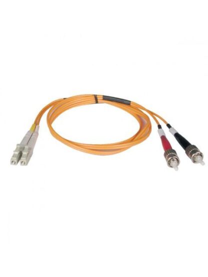 TRIPP LITE BY EATON CABLE FIBRE OPTICA MULTIMODO OM1 LC MACHO - ST MACHO NUCLEO 62.5?M CUBIERTA 125?M 3 METROS NARANJA