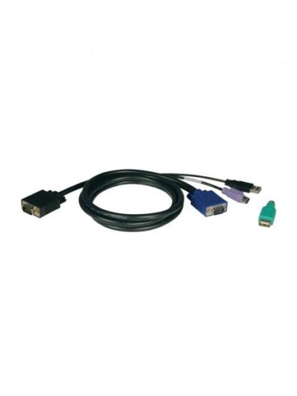 TRIPP LITE BY EATON CABLE KVM VGA (D-SUB) MACHO - 6 PIN MACHO 3 METROS
