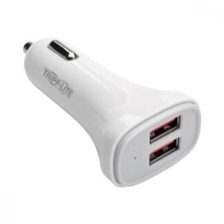 TRIPP LITE BY EATON CARGADOR PARA AUTO 2X USB 2.0 5V BLANCO