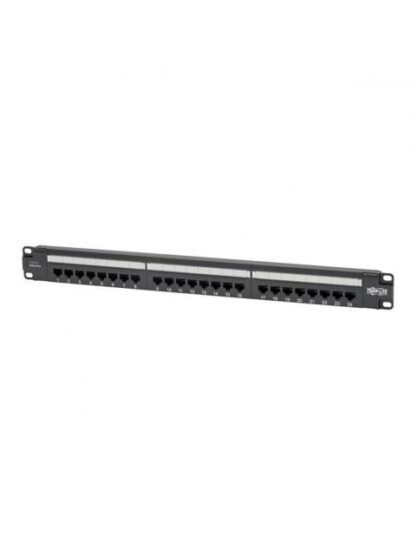 TRIPP LITE BY EATON PANEL DE PARCHEO CAT5-CAT5E-CAT6 24 PUERTOS RJ-45 1U NEGRO