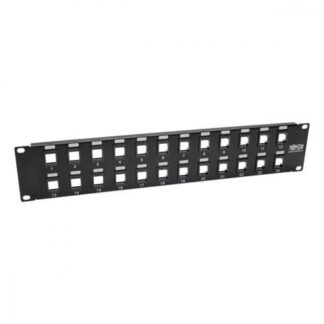TRIPP LITE BY EATON PANEL DE PARCHEO CAT5E- CAT6 24 PUERTOS RJ-45 1U NEGRO - ¡ENVIO GRATIS LIMITADO A 5 PRODUCTOS POR CLIENTE!