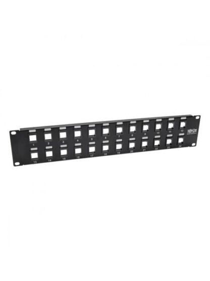 TRIPP LITE BY EATON PANEL DE PARCHEO CAT5E- CAT6 24 PUERTOS RJ-45 1U NEGRO - ¡ENVIO GRATIS LIMITADO A 5 PRODUCTOS POR CLIENTE!