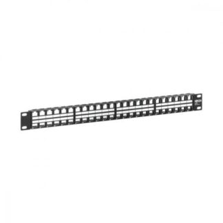 TRIPP LITE BY EATON PANEL DE PARCHEO CAT5E-CAT6-CAT6A 48 PUERTOS RJ-45 1U NEGRO