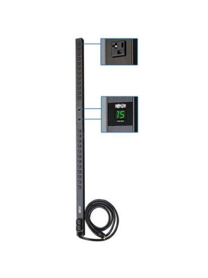 TRIPP LITE PDU MONOFASICO CON MEDIDOR DIGITAL DE CORRIENTE 30A 120V INSTALACION EN RACK VERTICAL 0U - Image 3