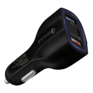 TURBO CARGADOR DE AUTO INTELIGENTE RAPIDA QC IPH 11 PRO MAX