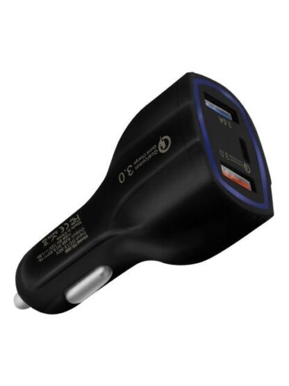 TURBO CARGADOR DE AUTO INTELIGENTE RAPIDA QC IPH 11 PRO MAX