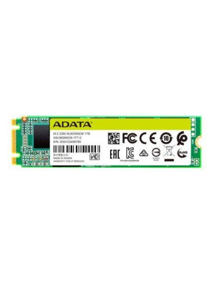 UNIDAD DE ESTADO SOLIDO ADATA ULTIMATE SU650 M.2 SATA 1TB 2280 ASU650NS381TTC