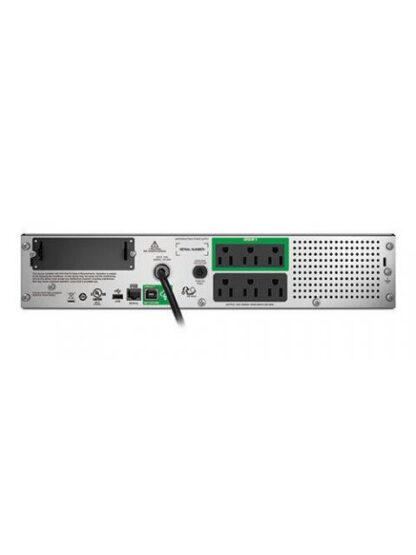 NO BREAK APC SMT750RM2UC LINEA INTERACTIVA 500W 750VA ENTRADA 82V - 114V SALIDA 110V - 127V 6 CONTACTOS - Image 3