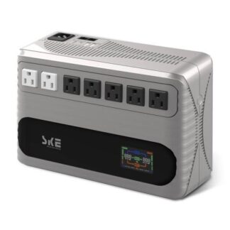 UPS INTERACTIVO SKE ENERGY GF1000 1000VA-600W COLOR PLATA Y NEGRO VOLTAJE DE ENTRADA Y SALIDA 120V