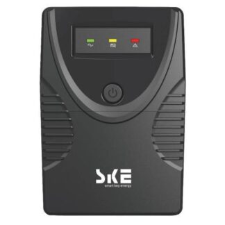 UPS INTERACTIVO SKE ENERGY GP1000 1000VA-600W COLOR NEGRO Y GRIS VOLTAJE DE ENTRADA Y SALIDA 120V