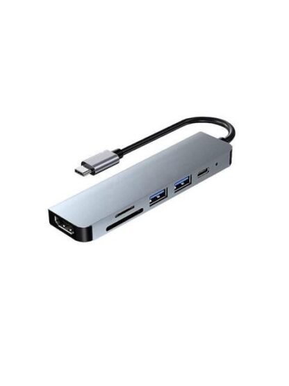 URBAN BALANCE DOCKING STATION UB61 PARA MACBOOK 2X USB 3.0 2X USB-C 1X HDMI 1X SD 1X MICROSD GRIS