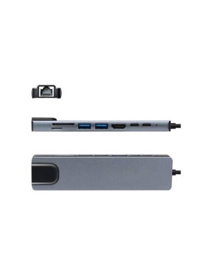 URBAN BALANCE DOCKING STATION UB81 PARA MACBOOK 2X USB 3.0 2X USB-C 2X HDMI 1X SD 1X MICROSD GRIS - Image 2