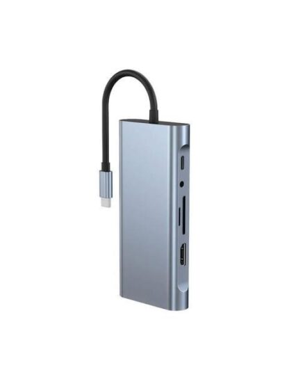URBAN BALANCE DOCKING STATION UBSC11 4X USB 3.0 2X USB-C 1X HDMI 1X RJ-45 1X SD 1X MICROSD GRIS - Image 2