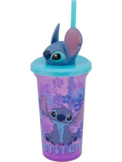 VASO CON POPOTE STITCH MULTICOLOR DISNEY - Image 4