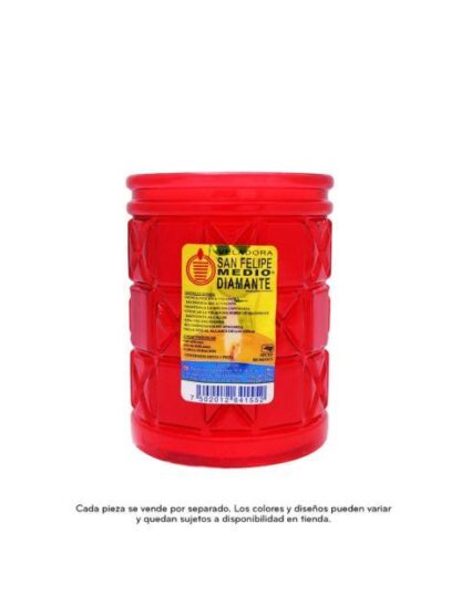 VELADORA ECOLOGICA SURTIDA SAN FELIPE 1 2 DIAMANTE