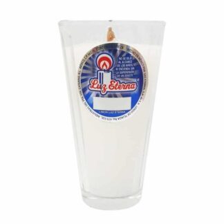 VELADORA LUZ ETERNA VASO LIMONERO