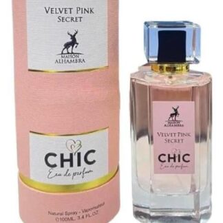VELVET PINK SECRET CHIC DAMA MAISON ALHAMBRA 100ML EDP SPRAY