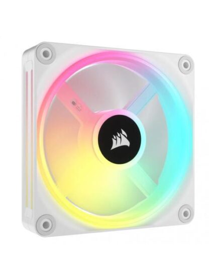 VENTILADOR CORSAIR ICUE LINK QX120 RGB 120MM 480 - 2400RPM BLANCO - 3 PIEZAS