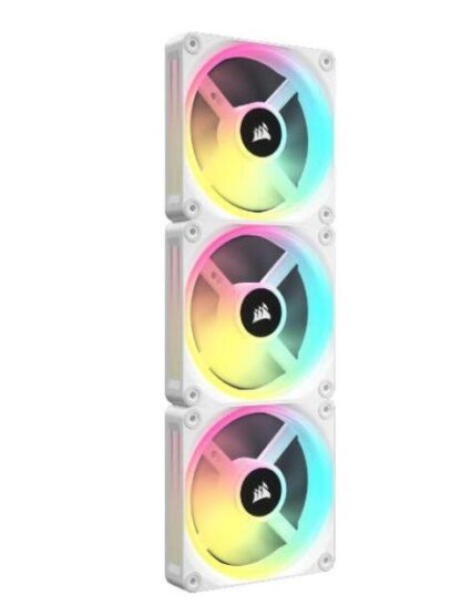VENTILADOR CORSAIR ICUE LINK QX120 RGB 120MM 480 - 2400RPM BLANCO - 3 PIEZAS - Image 7