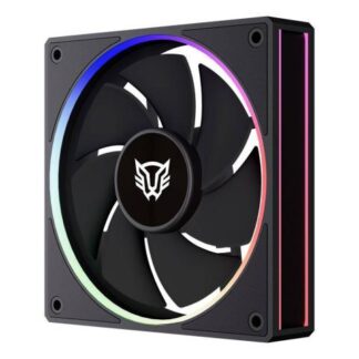 VENTILADOR DE 120MM BALAM RUSH EOLOX BORAR EXB85R VELOCIDAD 6001600 RPM FLUJO DE AIRE 48 CFM RUIDO 28 DB 7 ASPAS (INVERSAS) ILUMINACION ARGB 3 PIN